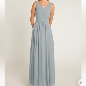 Gray Azazie Bridesmaid Dress